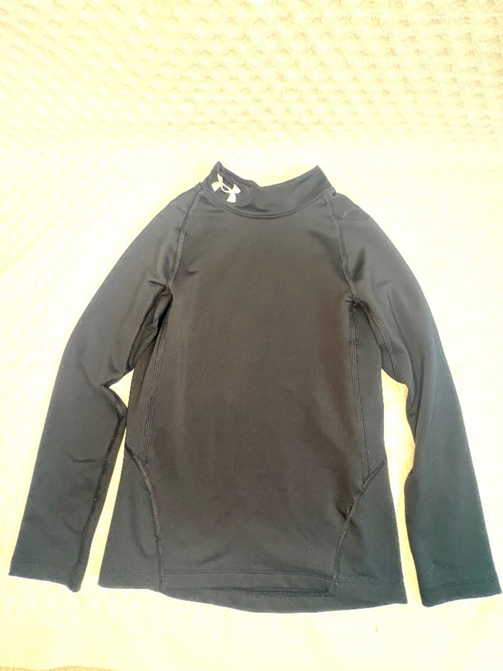 Under Armour ColdGear Fitted Mock Neck Long Sleeve Base Layer | Youth Small (YSM
